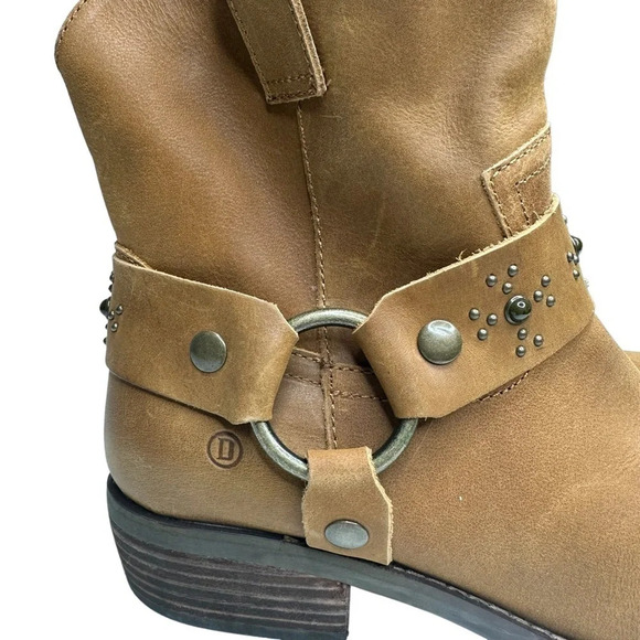 NWT DINGO Women's Silerada Western Bootie in Camel. Sz: 8.5 - Picture 3 of 11
